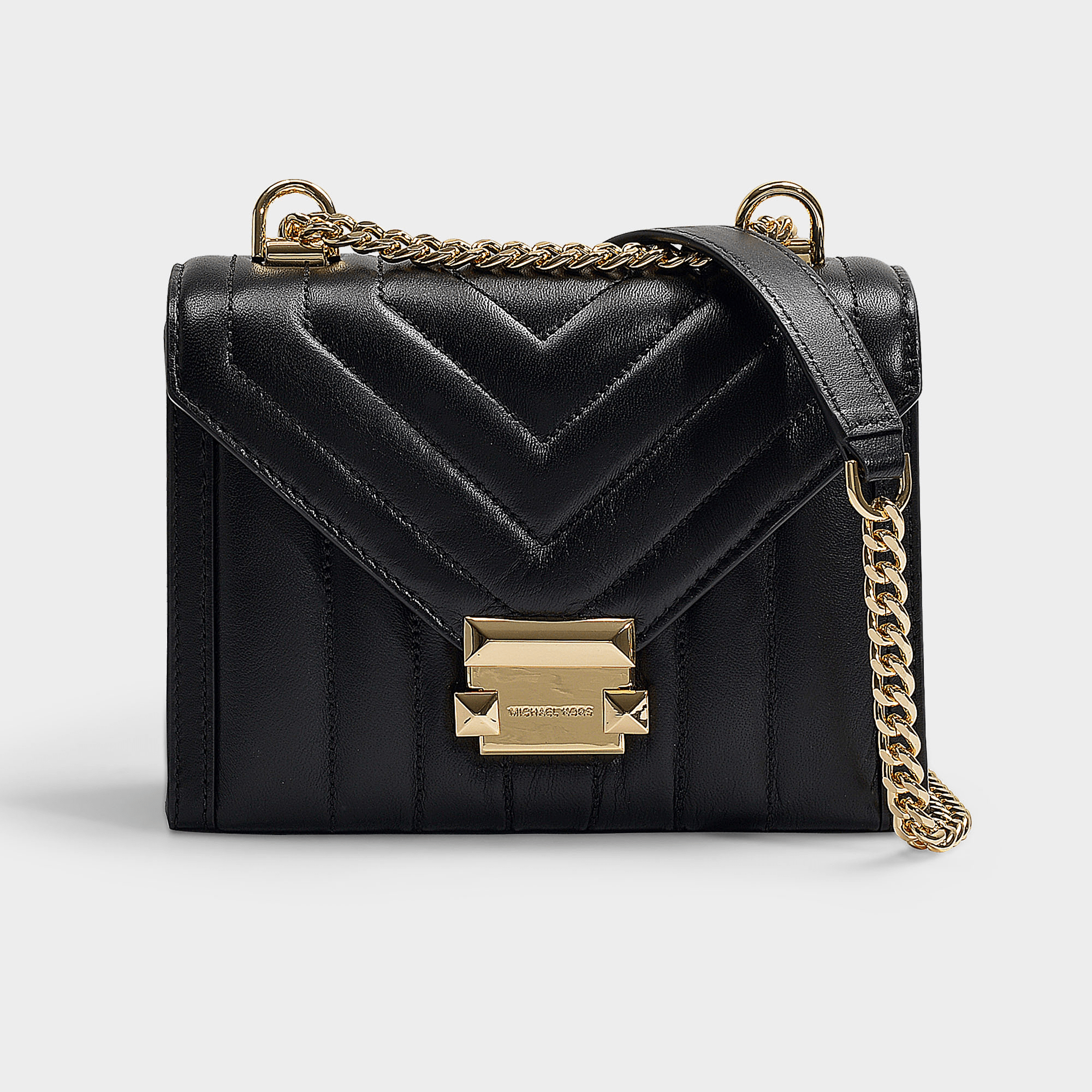Michael Michael Kors Whitney Small Shoulder Bag In Black Quilted