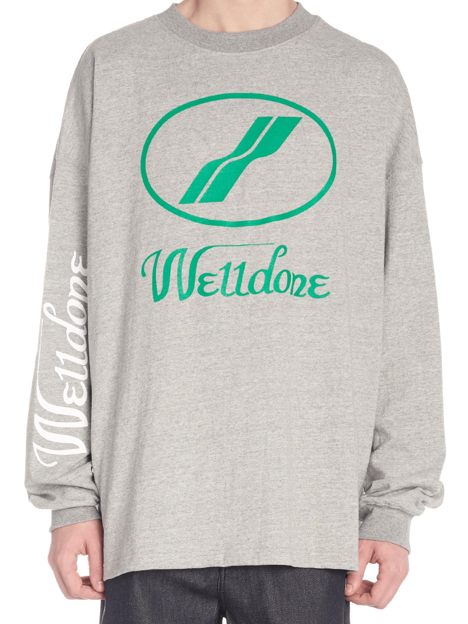 We11 Done Sweatshirt In Grey ModeSens