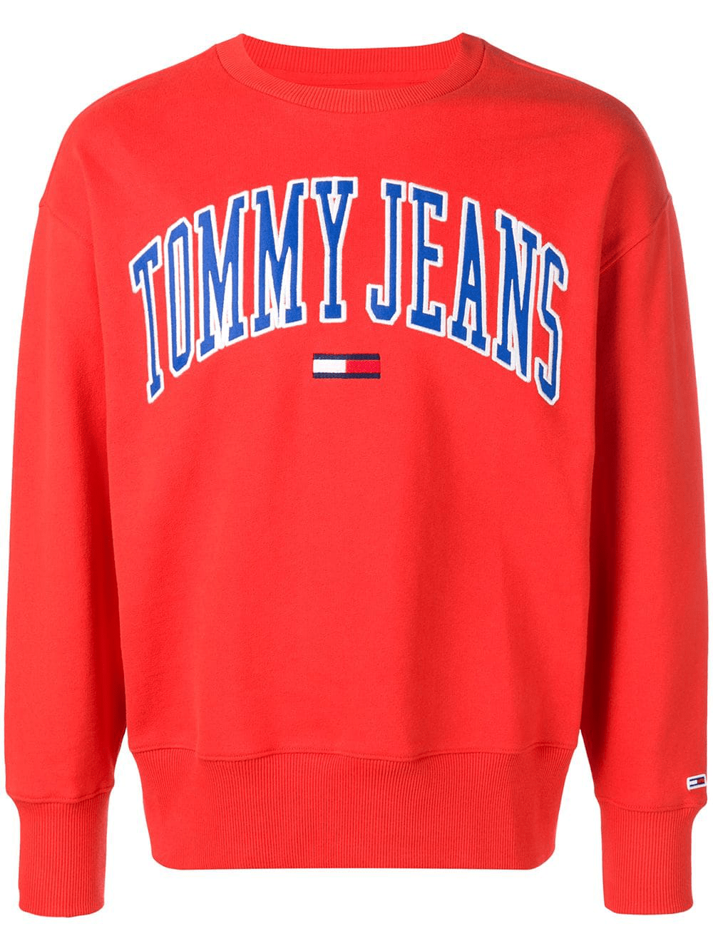 Tommy Jeans Oversized Logo Sweatshirt Red ModeSens