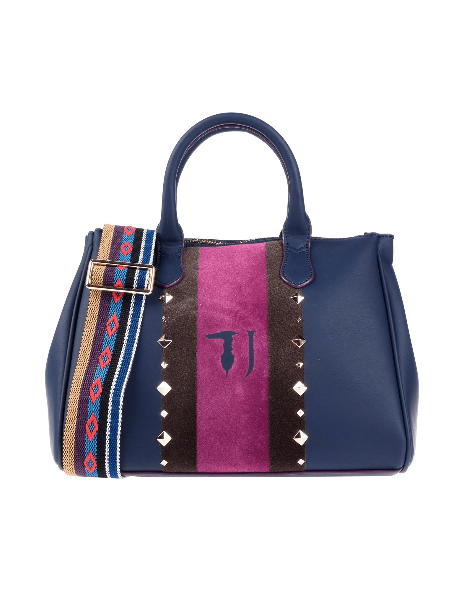 Trussardi Jeans Handbag In Slate Blue ModeSens