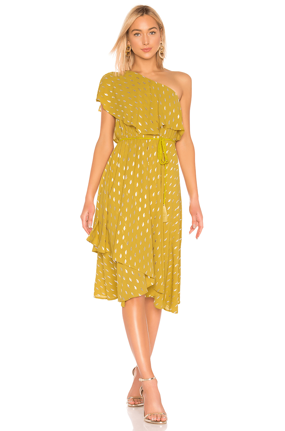 House Of Harlow 1960 X Revolve Leya Dress In Antique Yellow ModeSens