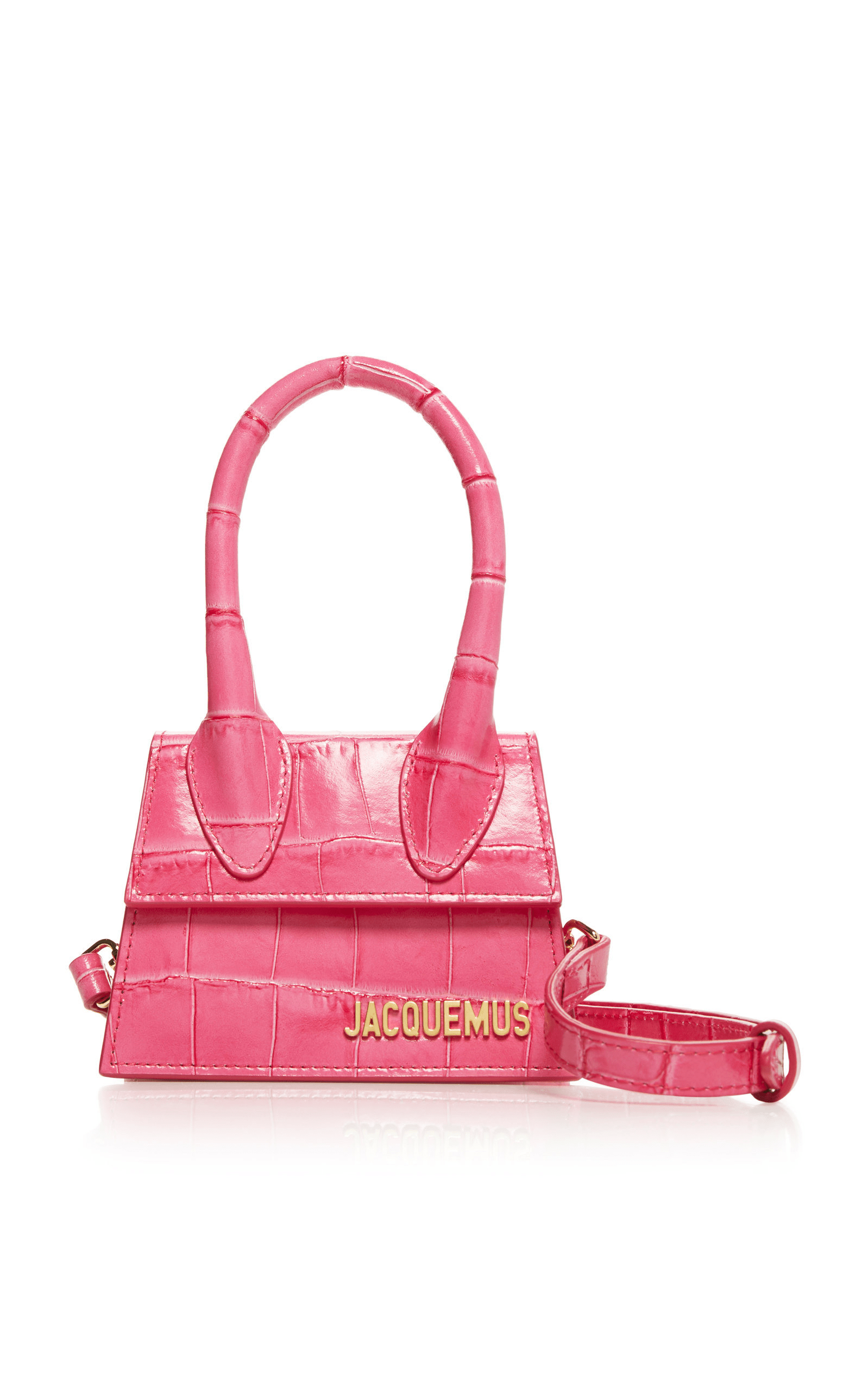 Jacquemus Le Chiquito Leather Mini Bag In Pink ModeSens