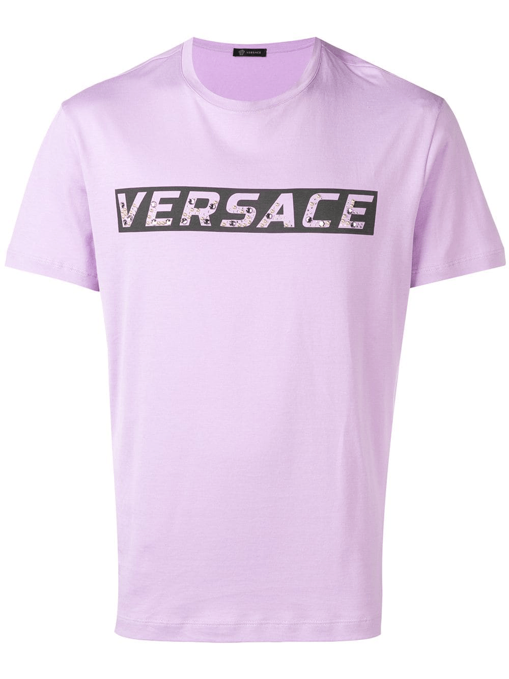 Versace Dark Pink Logo TShirt ModeSens