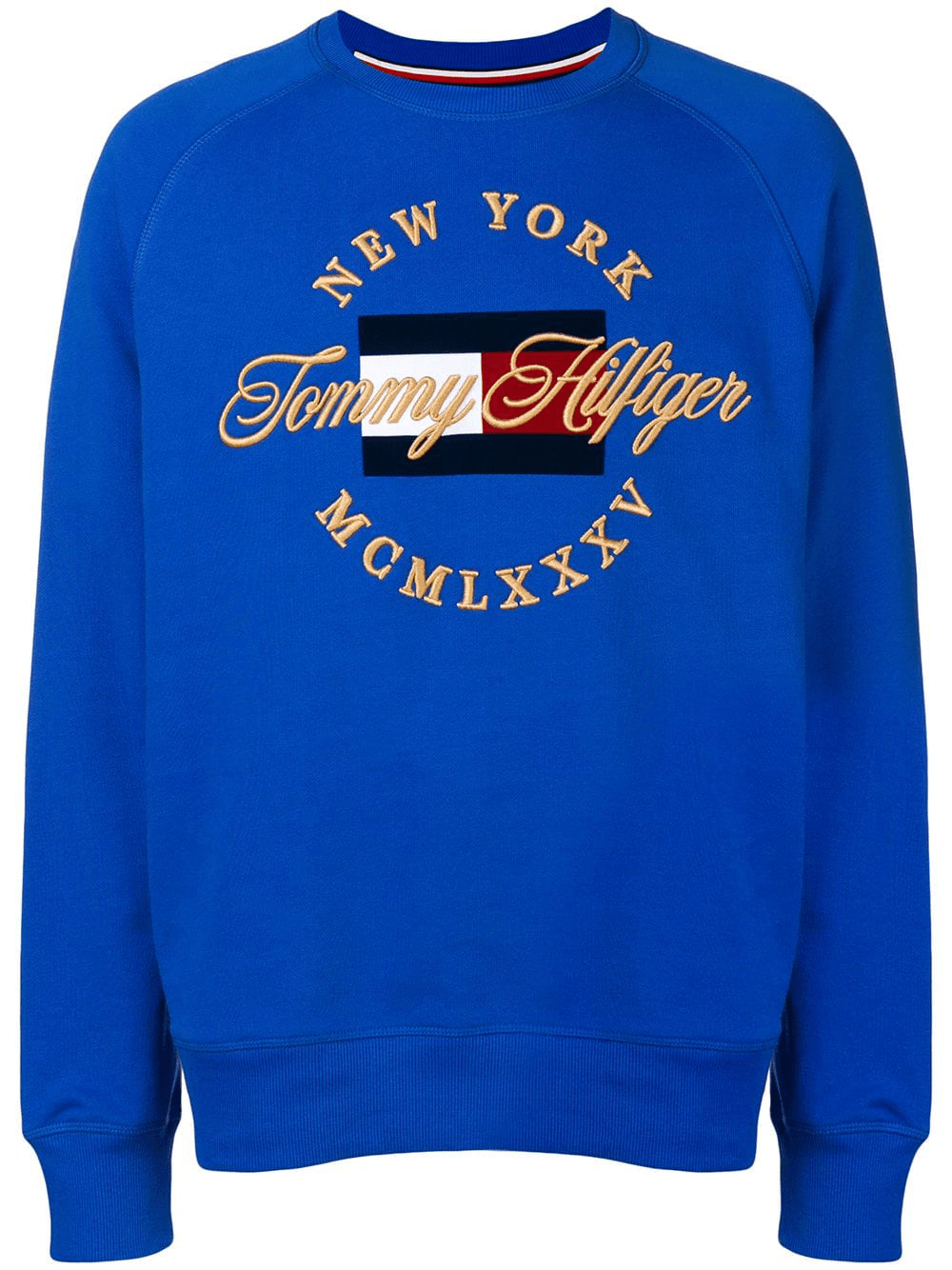 Tommy Hilfiger New York Logo Embroidered Sweatshirt Blue ModeSens