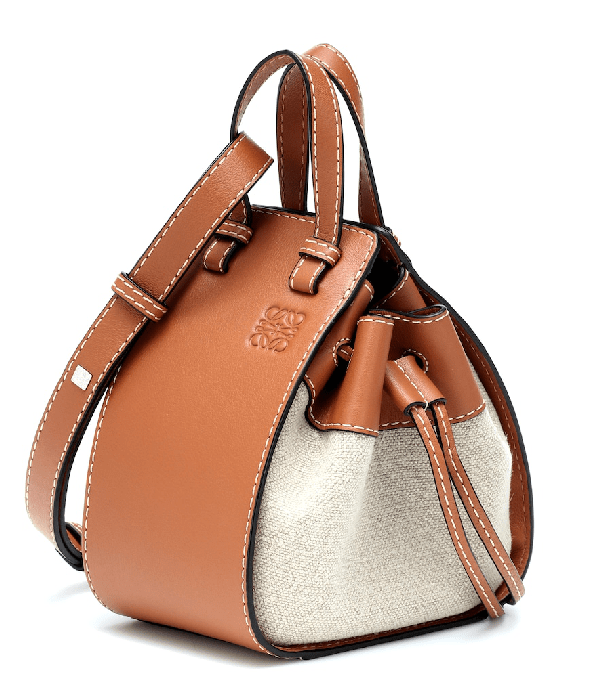 Loewe Mini Hammock Leather Crossbody Bag In Brown ModeSens