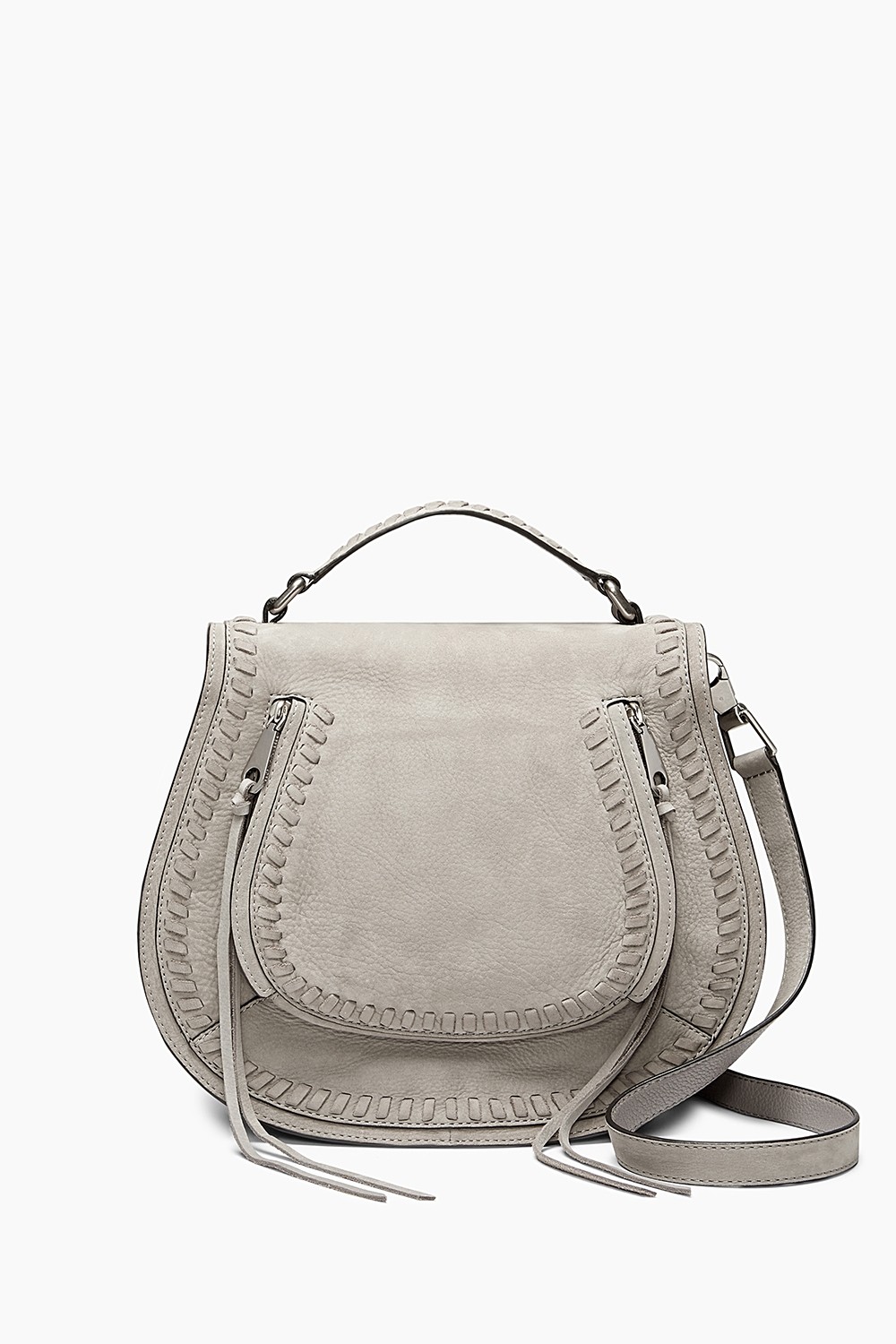 Rebecca Minkoff Mini Top Zip Vanity Crossbody In Grey ModeSens