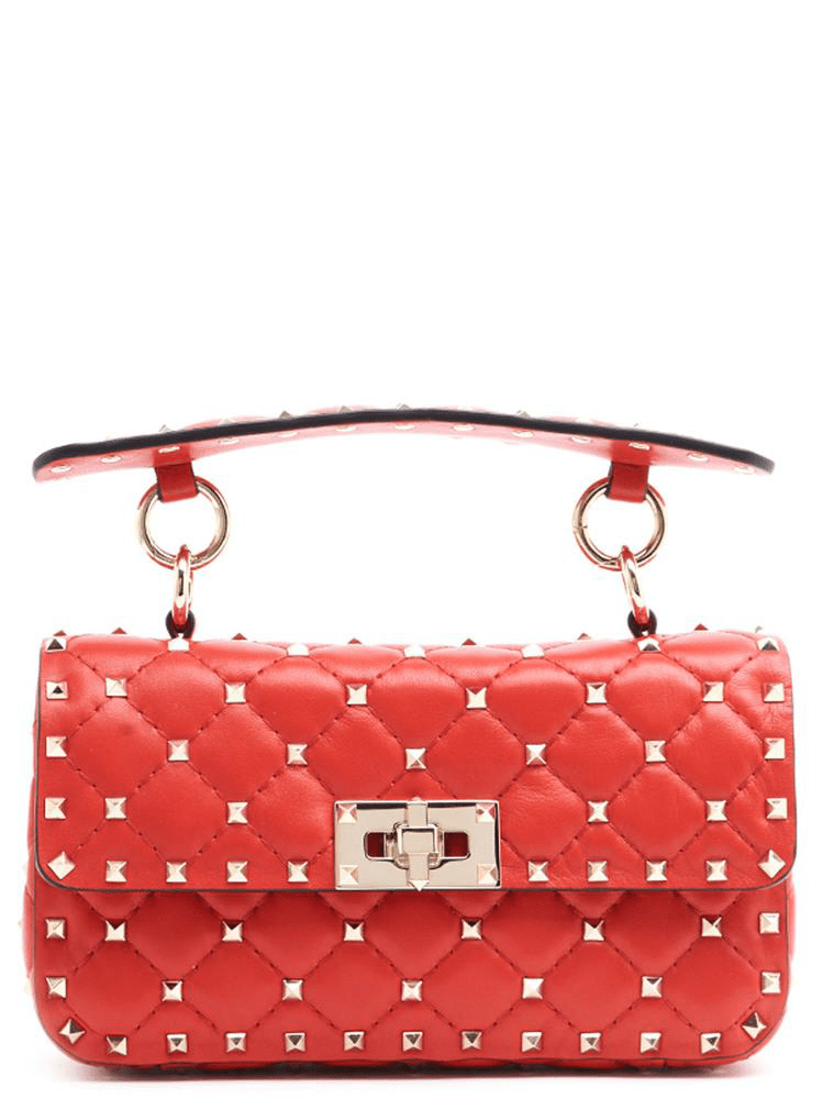 Valentino Garavani Red Handbags Literacy Basics