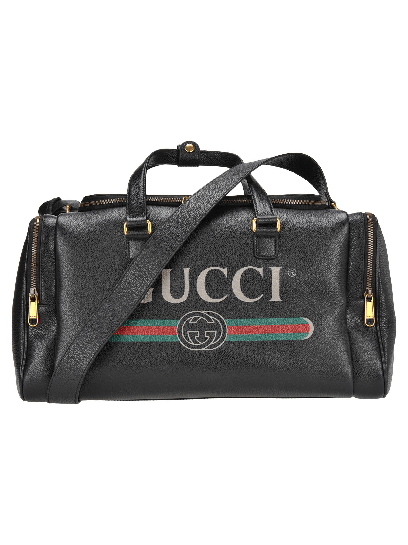 Gucci Gym Bag Logo In Black ModeSens