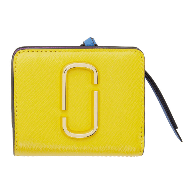 Marc Jacobs Yellow Mini Snapshot Compact Wallet In 794 Lemon M ModeSens