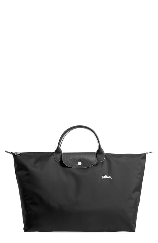 Longchamp Le Pliage Neo Large Nylon Shoulder Tote Bag, Black ModeSens