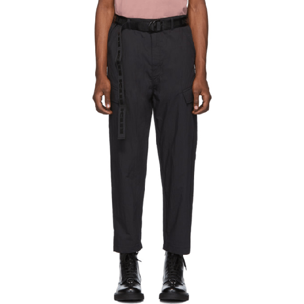 Ksubi Downtown Belted Cargo Pants In 1 Black ModeSens