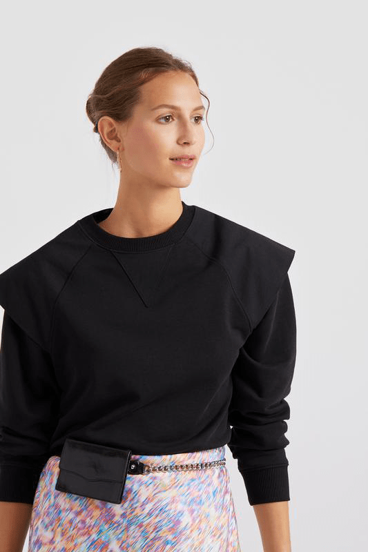Rebecca Minkoff Zenya Sweatshirt In Black ModeSens
