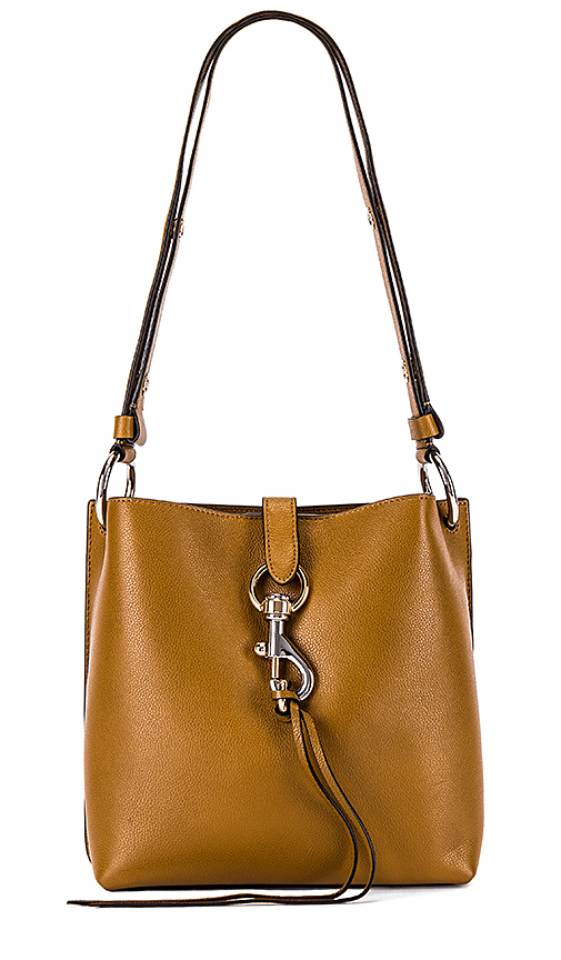 Rebecca Minkoff Small Megan Leather Crossbody Feed Bag Brown In