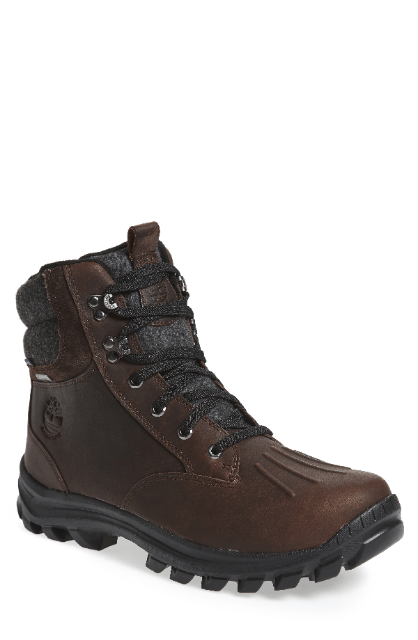 Timberland Men's Chillberg Waterproof Leather Cold Weather Boots In