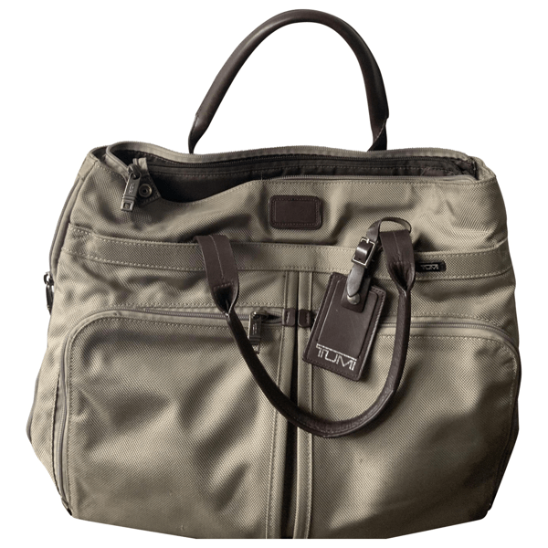 Preowned Tumi Khaki Cotton Bag ModeSens