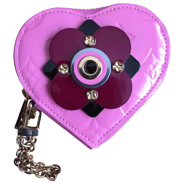 Louis Vuitton Pink Patent Leather Wallet