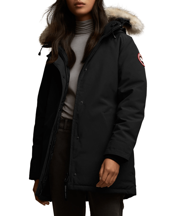 Canada Goose Victoria Fusion Fit Down Parka With Genuine Coyote Fur