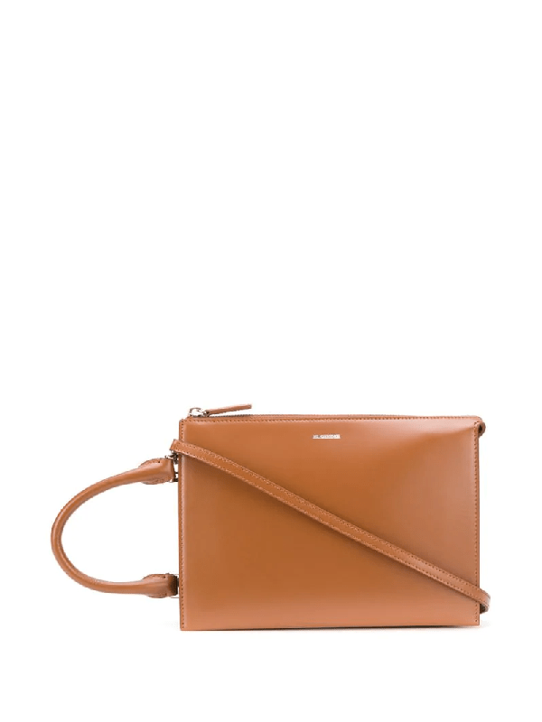 Jil Sander Tootie Crossbody Bag In Brown ModeSens