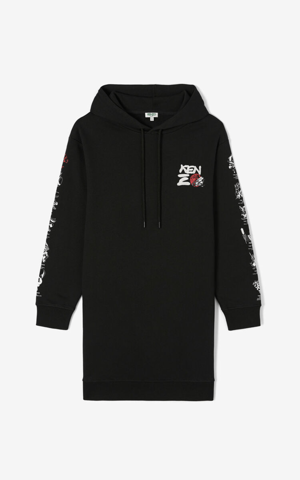 Kenzo 'chinese New Year Capsule' 'kung Fu Rat' Sweatshirt Dress In