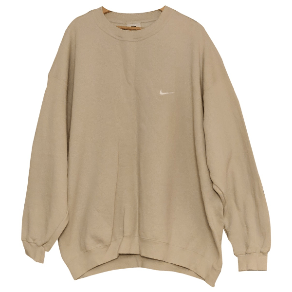 Preowned Nike Beige Cotton Knitwear & Sweatshirts ModeSens