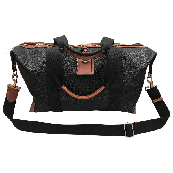 Preowned Mulberry Black Leather Travel Bag ModeSens