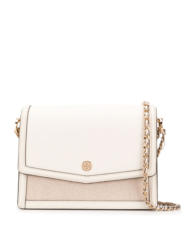 Tory Burch White Floral Purse