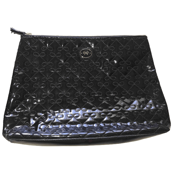 Black Patent Clutch Bag New Look IQS Executive