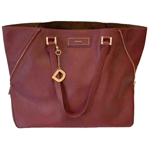 Preowned Dkny Red Leather Handbag ModeSens