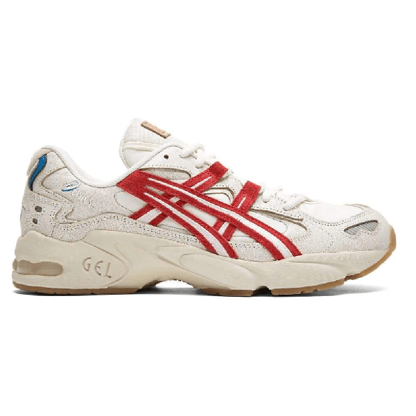 Asics White Leather Sneakers ModeSens