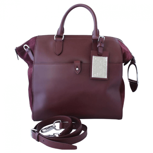 Ralph Lauren Red Leather Handbag