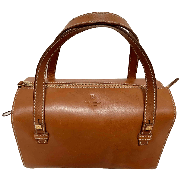 Preowned Kate Spade Camel Leather Handbag ModeSens