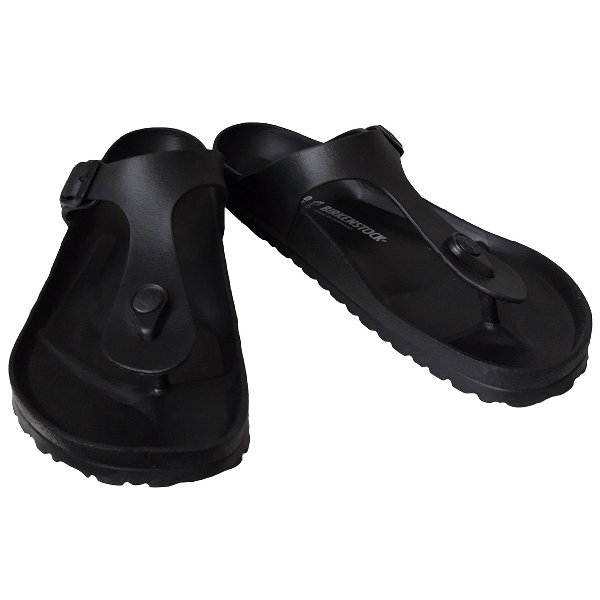 PreOwned Birkenstock Black Rubber Sandals ModeSens