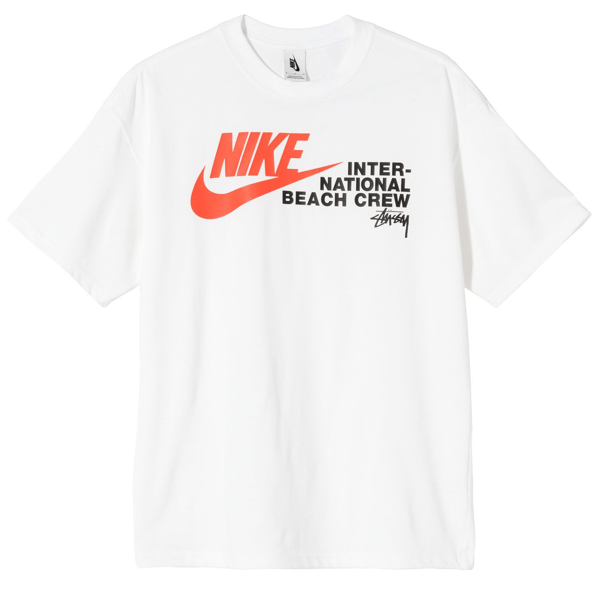 Preowned Nike X Stussy International Beach Crew Tshirt White ModeSens