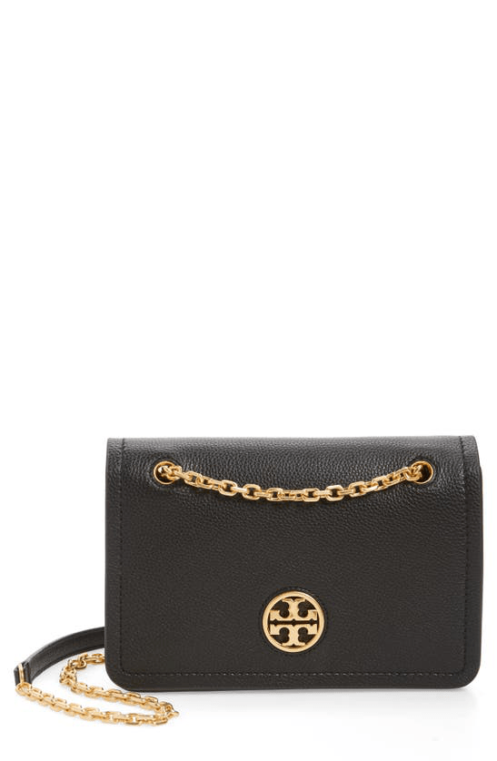 Tory Burch Carson Convertible Leather Crossbody Bag In Black ModeSens