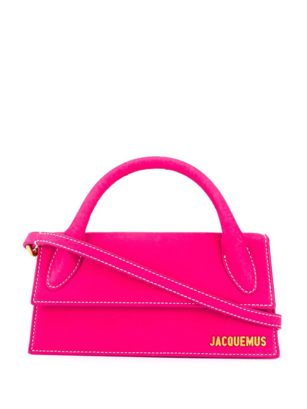 Jacquemus Pink Le Chiquito Long Leather Bag ModeSens