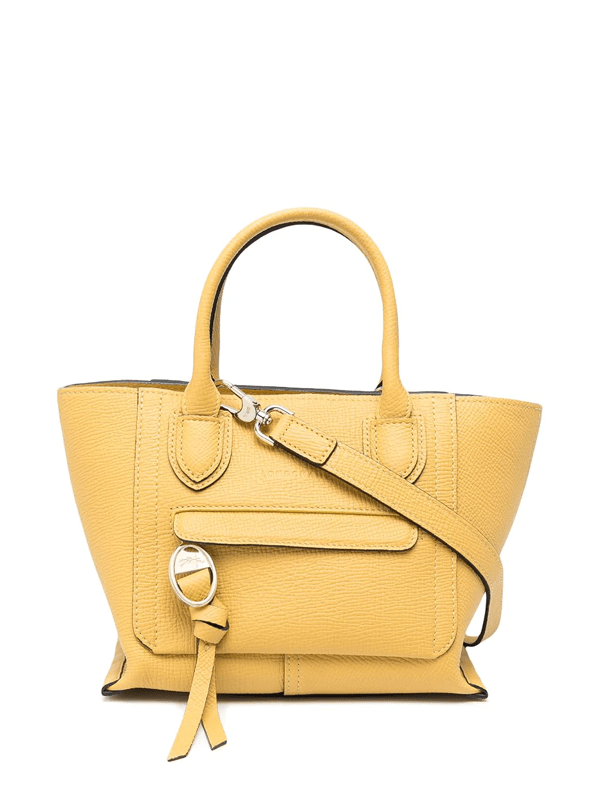 Longchamp Mailbox Small Leather Crossbody Bag In Yellow ModeSens