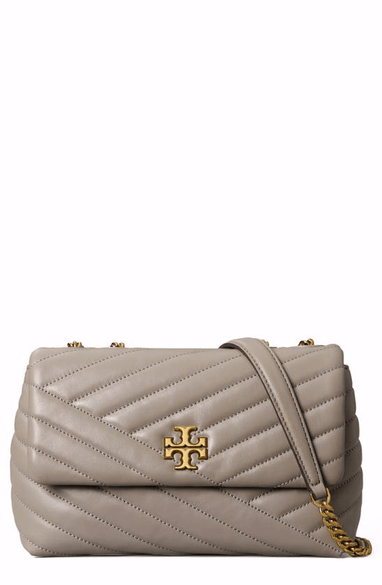 Tory Burch Kira Chevron Quilted Small Convertible Leather Crossbody Bag
