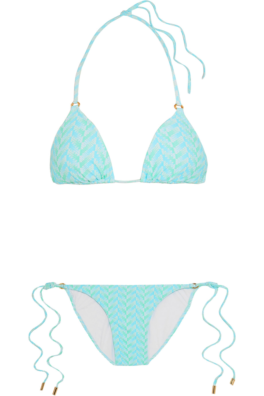Melissa Odabash Key West Printed Triangle Bikini ModeSens