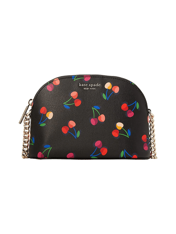 Kate Spade Women's Small Spencer Cherries Dome Leather Crossbody Bag In