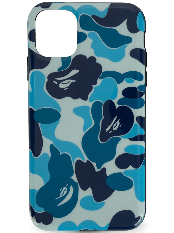 A Bathing Ape Camouflage Iphone 11 Case In Blue ModeSens