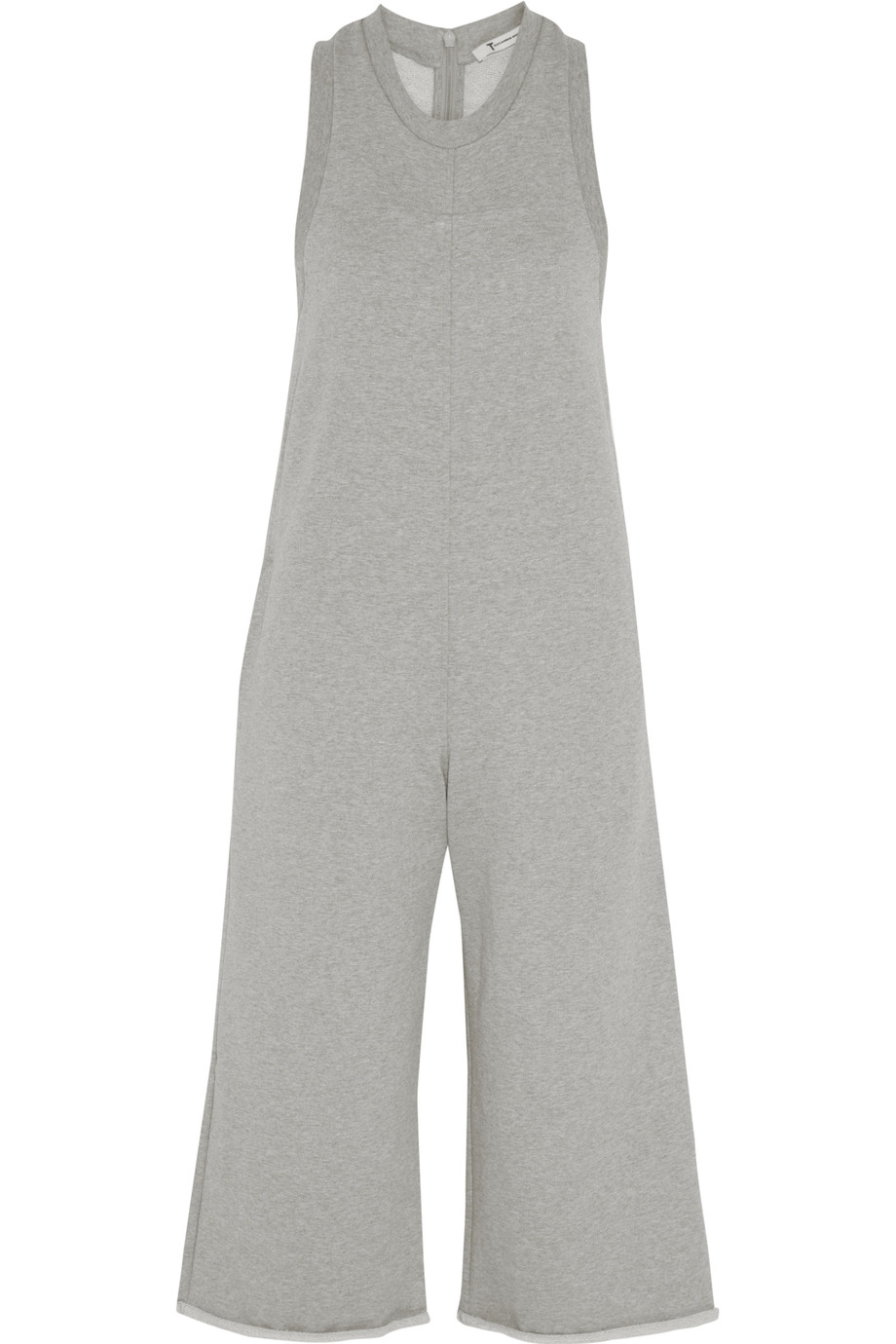 T By Alexander Wang Cropped Cottonterry Jumpsuit ModeSens