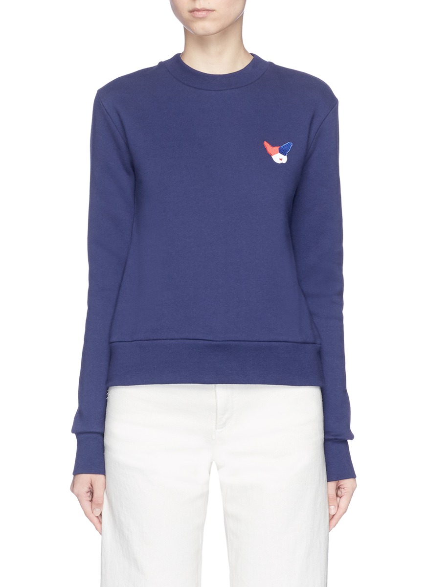 Etre Cecile French Bulldog Patch Sweatshirt ModeSens