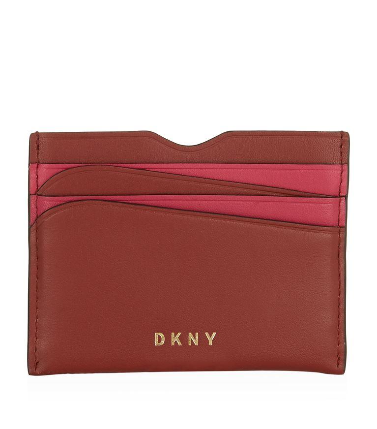 Dkny Logo Embossed Card Holder ModeSens