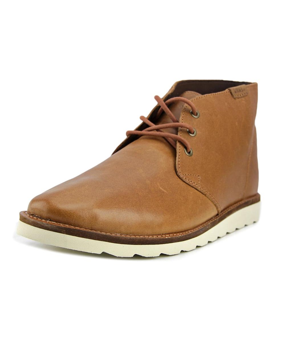 Vans Desert Chukka Men Round Toe Leather Brown Chukka Boot' ModeSens