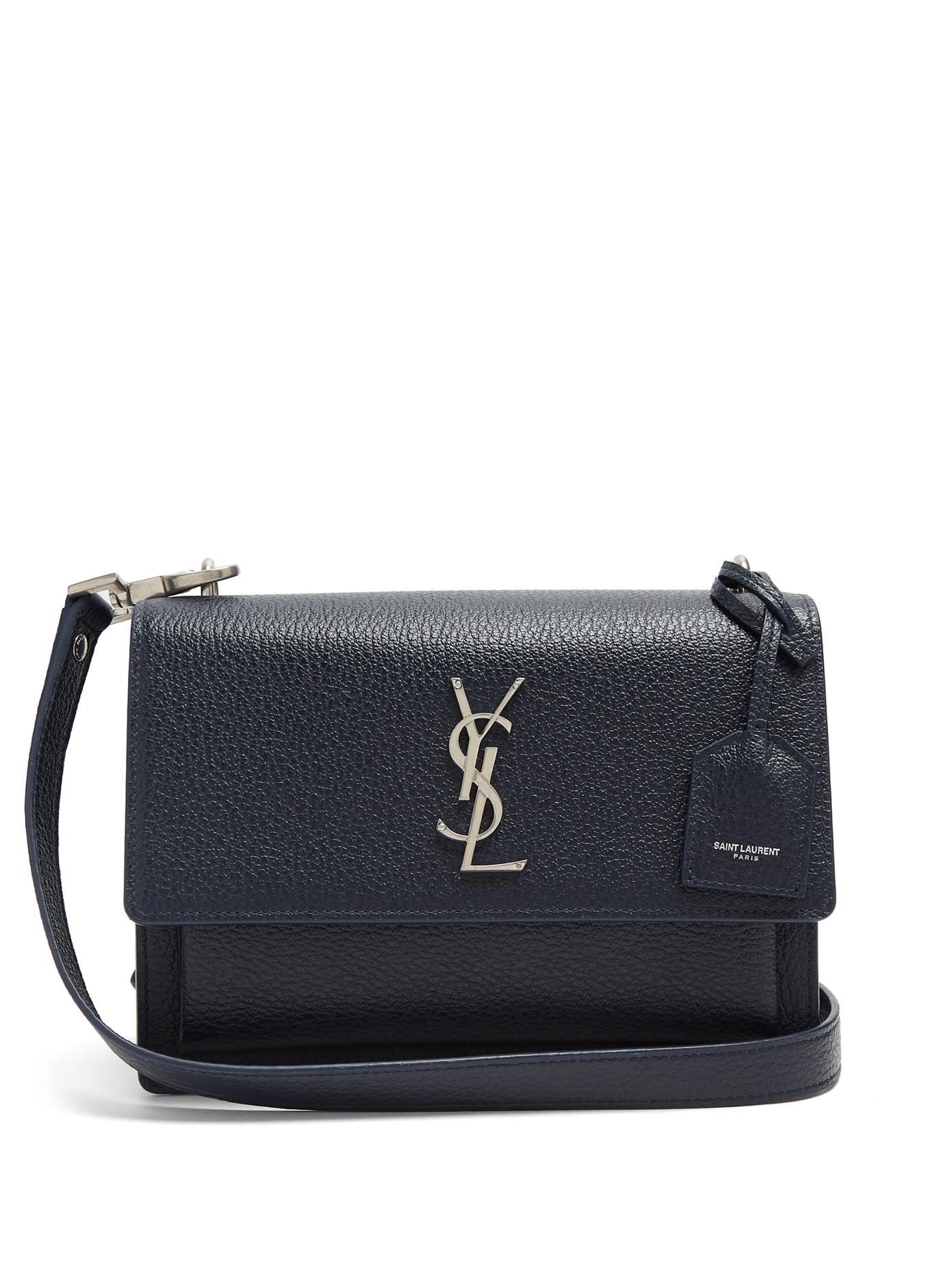 Saint Laurent Sunset Medium Leather Crossbody Bag ModeSens