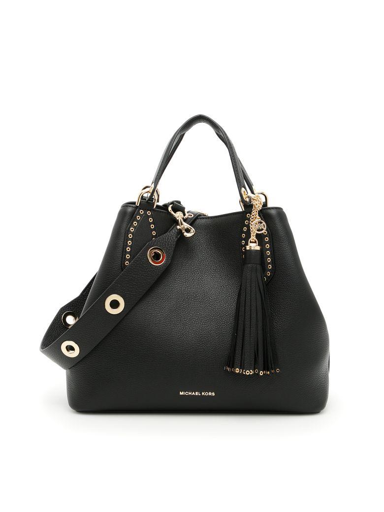 Michael Michael Kors Large Brooklyn Bag In Blacknero ModeSens