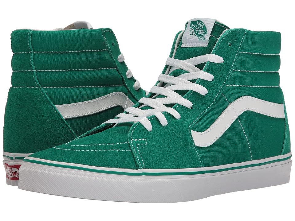 Vans Sk8hitm ((suede/canvas) Ultramarine Green/true White) Skate Shoes ModeSens