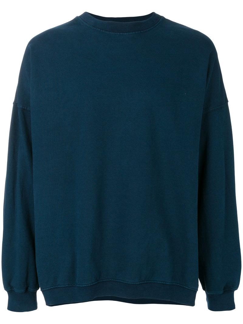 Yeezy Ribbed Crew Neck Sweatshirt ModeSens