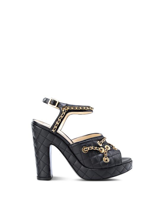 Moschino Sandals In Black ModeSens