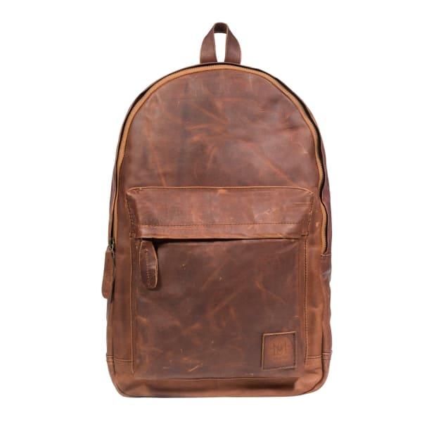 Mahi Leather Leather Classic Backpack Rucksack In Vintage Brown ModeSens